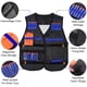 thumbnail image 4 of Conjunto de 2 chalecos tácticos Conjunto de élite, chaleco para niños, chaleco táctico, conjunto de accesorios Chaleco táctico para niños con paquete de recarga de 80 dardos para pistolas N-Strike Adepaton LN-2047, 4 of 5