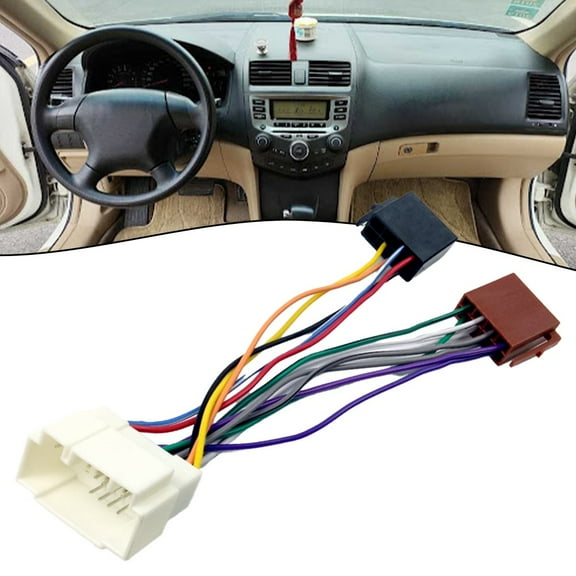 16pin Car Radio ISO Adapter Cable for Honda 1999-2008 16 Pin Wiring Harness