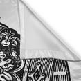 thumbnail image 3 of Ambesonne Queen Kitchen Curtains, Antique Royal Monarch, 55"x45", Black and White, 3 of 3