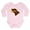 Petal Pink, variant on CafePress - Chocolate La Body Suit - Long Sleeve Cotton Baby Bodysuit