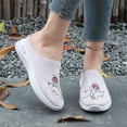 thumbnail image 2 of Domuza Orthopedic Shoes for Women Comfortable Casual Athletic Work Woven Mesh Breathable Sneakers Lightweight Non-Slip Arch Support Slip On Walking Shoes Light pink 7（EU-38）, 2 of 6