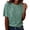 Green, variant on CAIXAI T Shirts for Women Short Sleeve Solid Womens Summer Tops Lightweight Work Shirts for Women Basic Tee Summer Fashion Clothes 2026