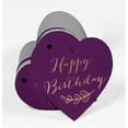 thumbnail image 3 of Inkdotpot Happy Birthday Bottle Tag Real Rose Gold Foil Favor Hang Tags Pack Of 50, 3 of 6