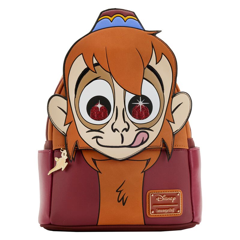Loungefly Disney Aladdin Abu Monkey Cosplay Figural Mini Backpack