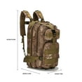 thumbnail image 2 of Labymos Outdoor Backpack Mountain Hiking Daypack Camouflage Large Capacity Multi Pockets Webbings Rucksacks, 2 of 7