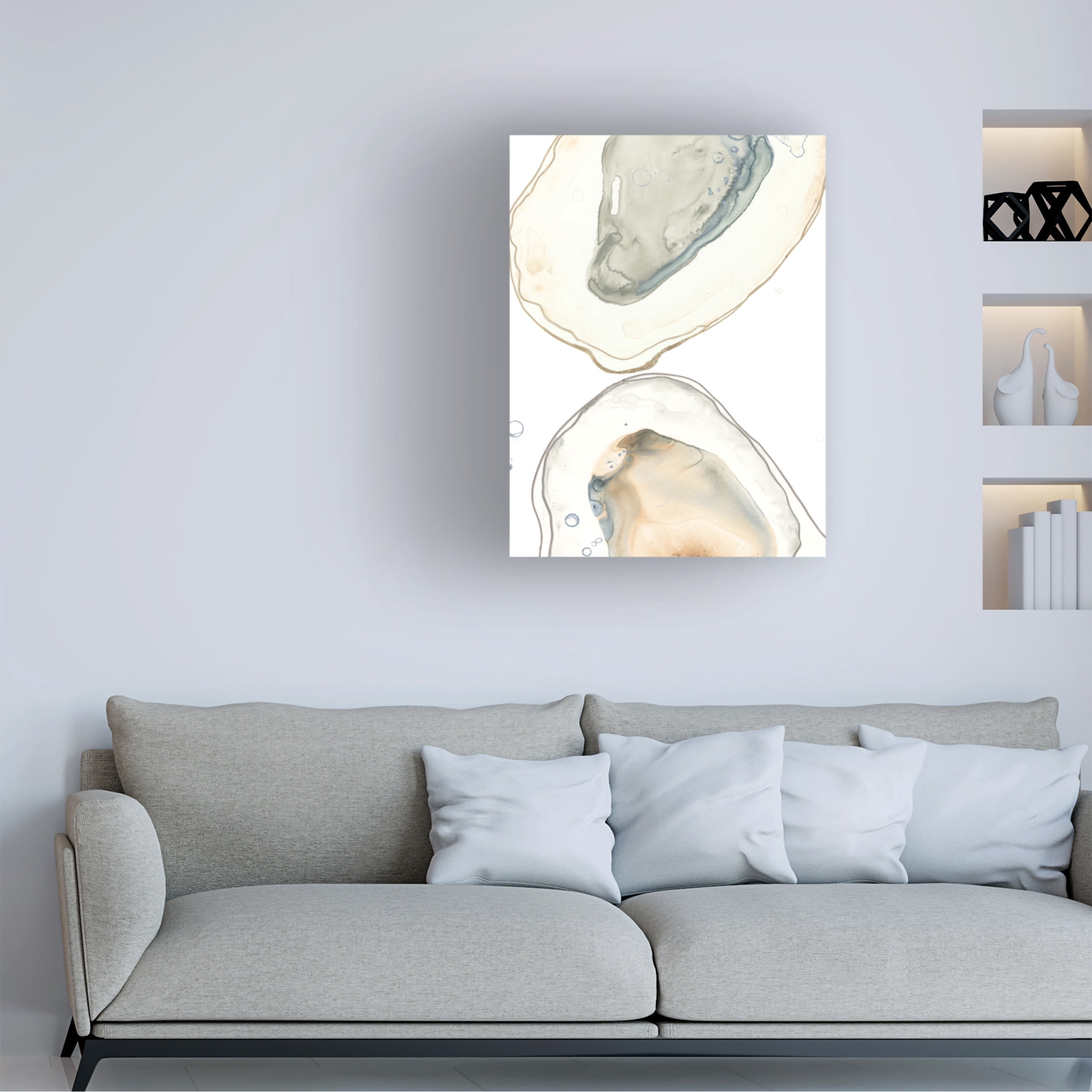 June Erica Vess 'Ocean Oysters II' Canvas Art