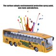 thumbnail image 3 of Khall Autobus de Simulation, Modèle d'Autobus de Transport 1:50 en Alliage à Rétrofriction avec Lumière et Musique pour Enfants, Modèle de Voiture en Alliage, 3 of 8