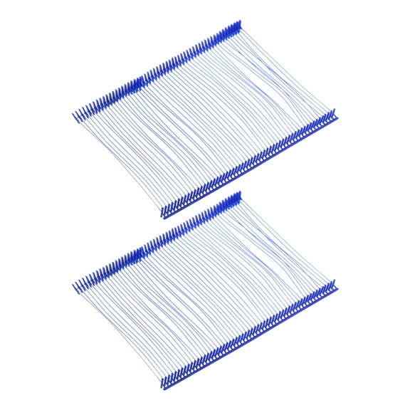 Uxcell 2000pcs Standard Tagging Gun Fasteners 75mm Tagging Barbs Pins PP Plastic Tag for Price Tagging Gun, Blue