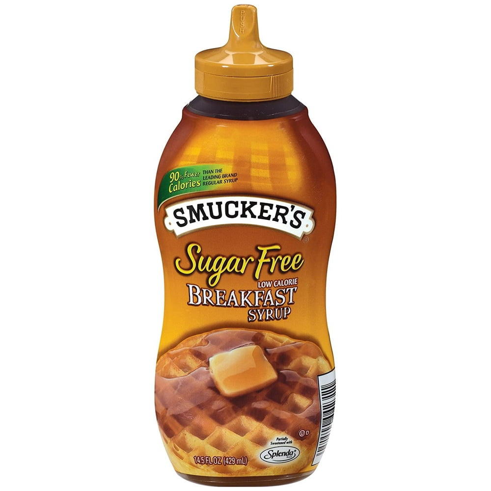 Smucker's Sugar Free Breakfast Syrup, 14.5Ounce (Pack of 6) Walmart