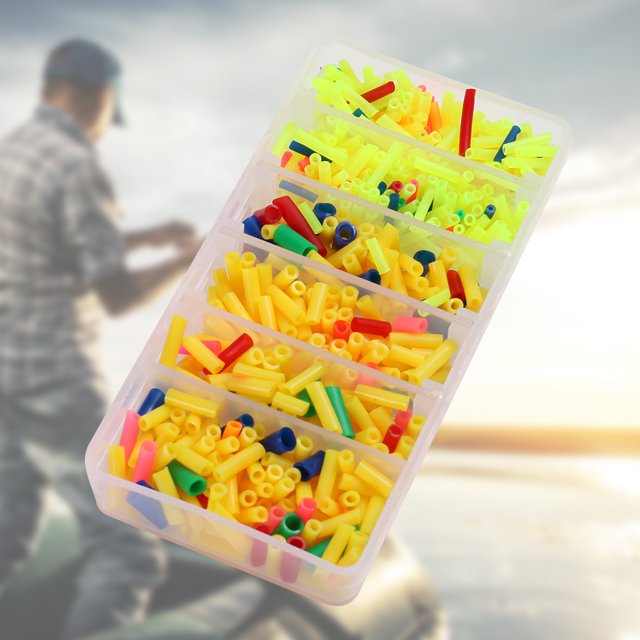 Mangas flotantes de pesca 1 Juego de mangas de flotador de pesca flotadores de poste Terminal de silicona surtido de tope de Boilie Barbie Nuevos Originales
