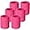 Neon Pink, variant on 6 Pcs Wrist Sweatbands Sports Wristbands for Competitions Absorbent Sweatbands for Basketball Tennis Football Running Working