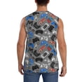 thumbnail image 4 of Balery Video Game Camisetas sin mangas para hombre, absorbe la humedad y protege contra el mal olor.-XX-Large, 4 of 7