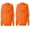 Safety-Orange 4 Pack, variant on Gildan Unisex High Visibility Crewneck Sweatshirt, 50/50 Cotton/Polyester Hi Vis Fleece Sweater (Safety-Orange 4 Pack, 2XL)