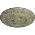 thumbnail image 3 of Ekena Millwork 25 7/8"OD x 2 1/4"P Nestor Ceiling Medallion (Fits Canopies up to 5"), Hand-Painted Castle Stone Crackle, 3 of 6