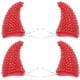 thumbnail image 1 of 4 piezas de diadema de cuerno de diablo para Halloween, horquilla roja, tocado de cuerno de ganado, pinzas para el cabello, 1 of 6