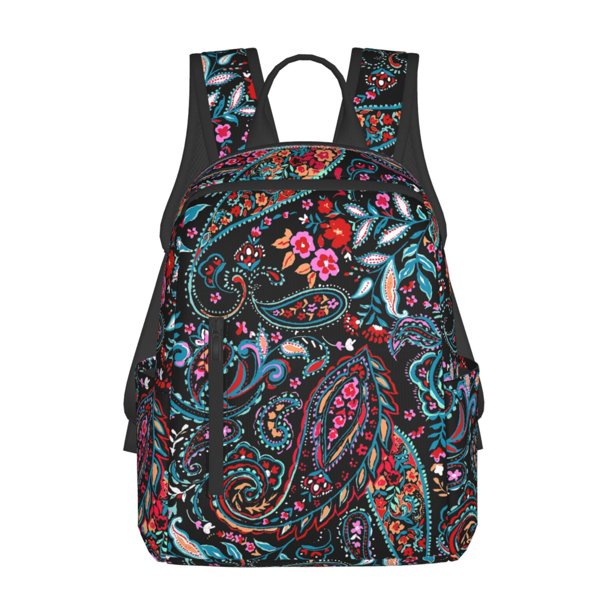 Disketp Paisley Mochila Ligera e Impermeable, Mochila de Día Resistente para Viajes, Senderismo y Uso Diario para Hombre y Mujer