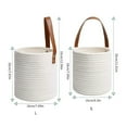 thumbnail image 3 of ZPAQI Imitation Rattan Weaving Planter Garden Flowerpot Wall Hanging Basket for Home, 3 of 21