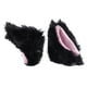 thumbnail image 1 of Accesorios de casco de decoración de orejas de felpa para niños, niños pequeños y adultos Fácil de instalar Adhesivo de regalos creativos Negro Yotijar Sombrero Pegatina, 1 of 8