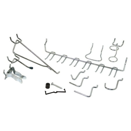 Crawford Peg Hook - Crawford 0.125 in. Peg Hook 47 Piece Assortment