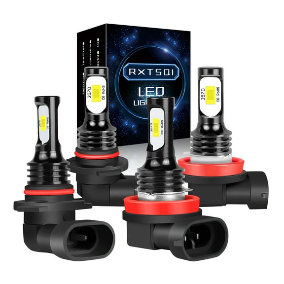 LED Headlight Combo Bulbs Kit for Toyota Tundra 2007-2013 High&Low Beam,3571