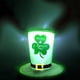 thumbnail image 5 of Luces de cadena verde LED LED Leprechaun Hat St.Patrick's Day Decorations Decoraciones de batería con patrón de trébol Partidos irlandeses 2pcs Inevent HA012702-01, 5 of 7