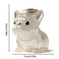 thumbnail image 3 of Chihuahua Glass Candy Jar with Lid, Large Animal Shaped Food Storage Kitchen Canister, Cute Airtight Dogs Snack Container for Cookies,Coffee Pods, 3 of 8