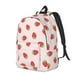thumbnail image 1 of Disketp Strawberry Mochila de Lona Estampada, Mochila Escolar de Viaje Ligera para Estudiantes y Portátil-Medium, 1 of 5