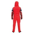 thumbnail image 2 of Deadpool Adult Union Suit Costume Pajama Onesie with Hood, 2 of 3