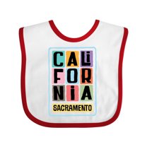 Inktastic Sacramento California Gifts Boys or Girls Baby Bib