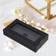 thumbnail image 3 of Bow Tie Boxes Black Bow Tie Packaging Box with Transparent Window for Packaging 4Pcs, 3 of 4