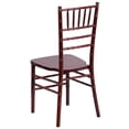 thumbnail image 5 of Bowery Hill 36.25''H Transitional Wood Chiavari Dining Chair in Mahogany, 5 of 8