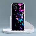 thumbnail image 1 of Funda transparente de silicona para teléfono móvil Apple, carcasa bonita de mariposa rosa para iPhone 14, 13, 11, 12 Pro, 7, 8 Plus, XR, X, XS, Max, 6, 6S, 14Pro Fivean unisex, 1 of 2