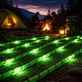 thumbnail image 4 of Festive Living Solar Luminous Paracord Rope, 23ft Solar-Powered Green Glow Rope with Remote, 8 Lighting Modes + Timer, 500 mAh Battery, IP66 Waterproof for Outdoor Camping, 4 of 8