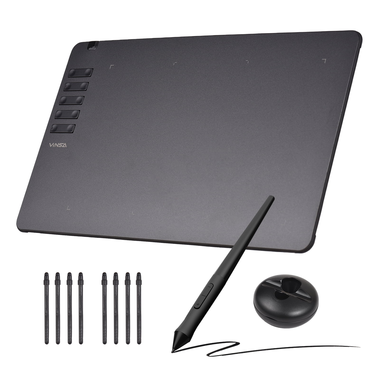 画材 Drawscope VinSa T906 Graphics Drawing Tablet 250x156mm 5080LPI Battery-Free