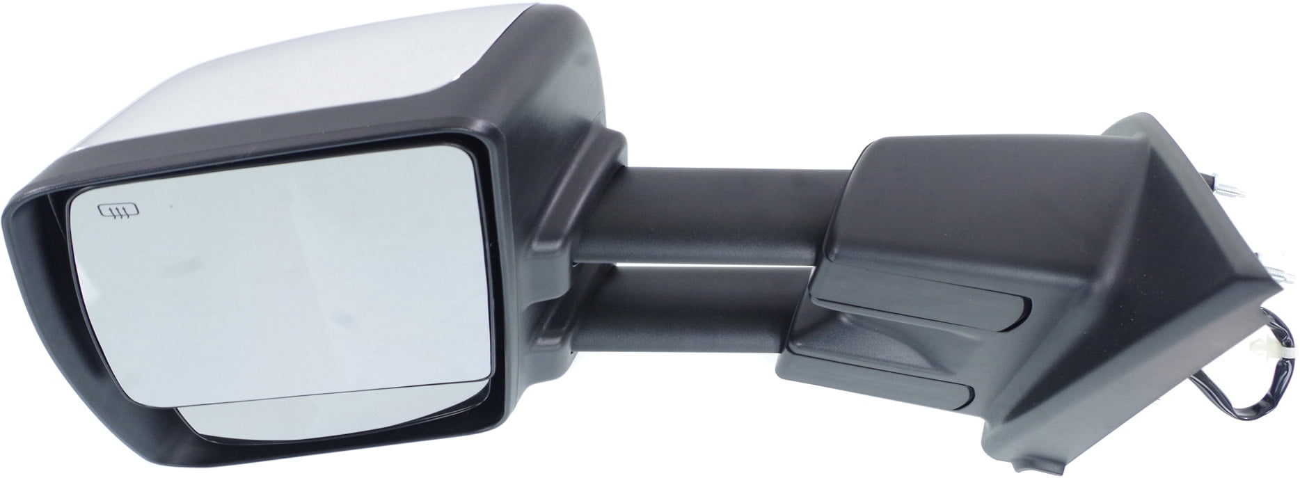 Towing Mirror Compatible With 2012-2018 Nissan NV3500 NV2500 Left Driver Side Heated w/ Blind Spot Corner Glass Chrome Kool-Vue