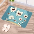 thumbnail image 5 of Tooth Indoor Area Rug Carpet Mat - Polyester Non-Slip Machine Washable, 5 of 6
