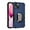 Blue, variant on SuperShield Defender Fitted Hard Shell Ring Holder Stand Case for iPhone 14 Pro Max - Blue