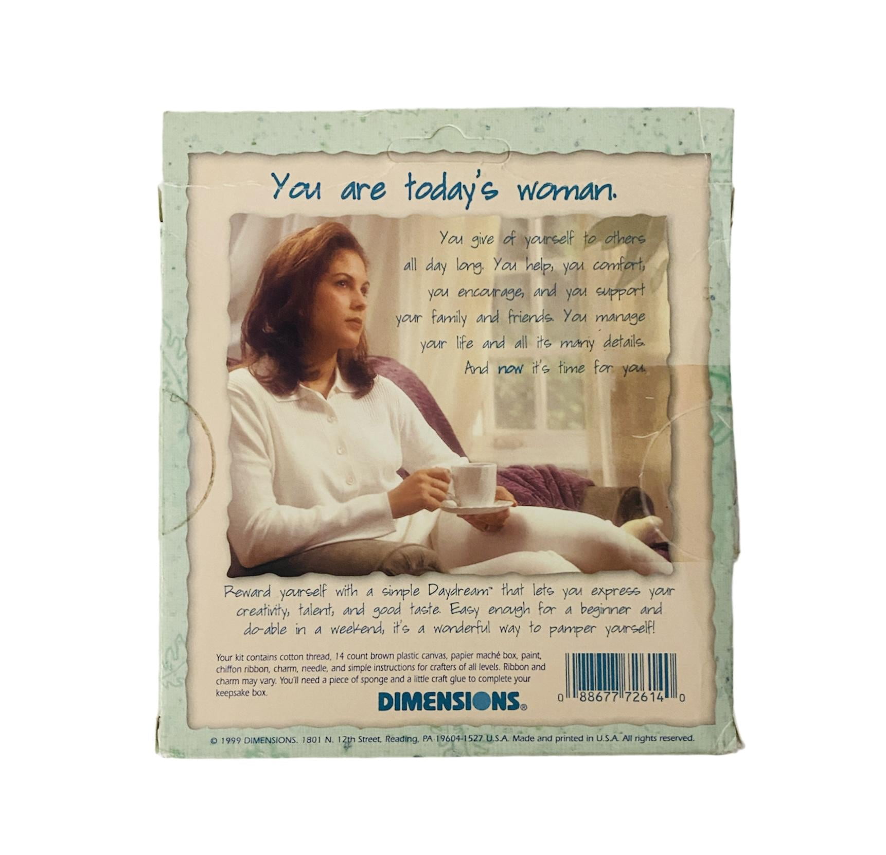 Dimensions Daydreams Dragonfly Dreams Cross Stitch Keepsake Box Kit #72614