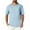 Light Blue, variant on TKYCMSUAKI Mens T Shirts V Neck Short Sleeve Lapel T-Shirt Casual Solid Tennis Golf Shirt Summer Loose Fit Comfy Tee