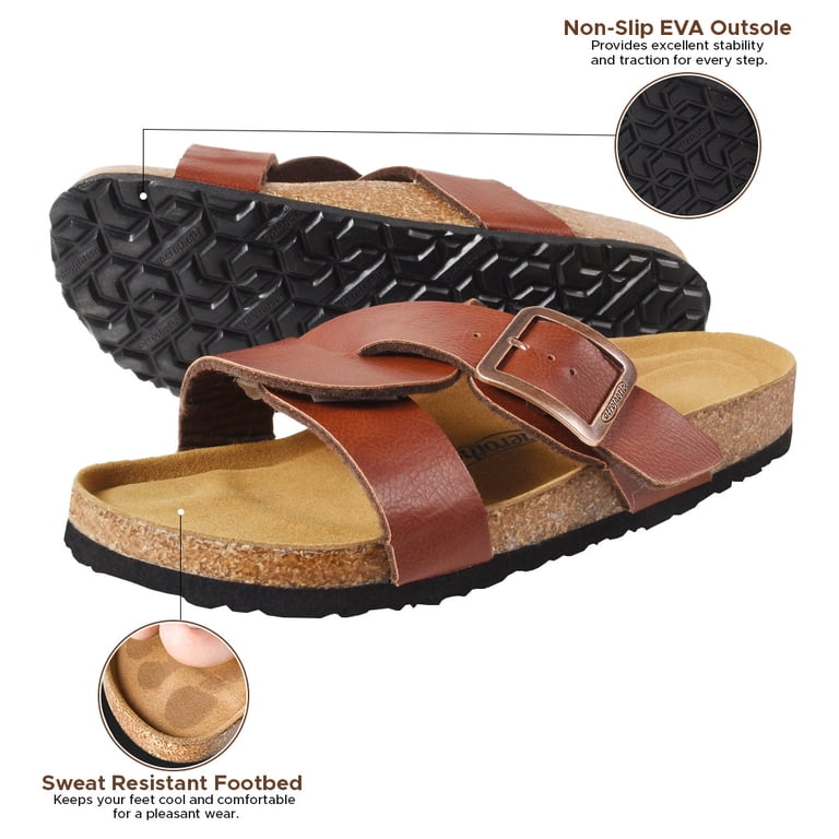 AEROTHOTIC Cork Recovery Slides for Women with Plantar  display picture 2