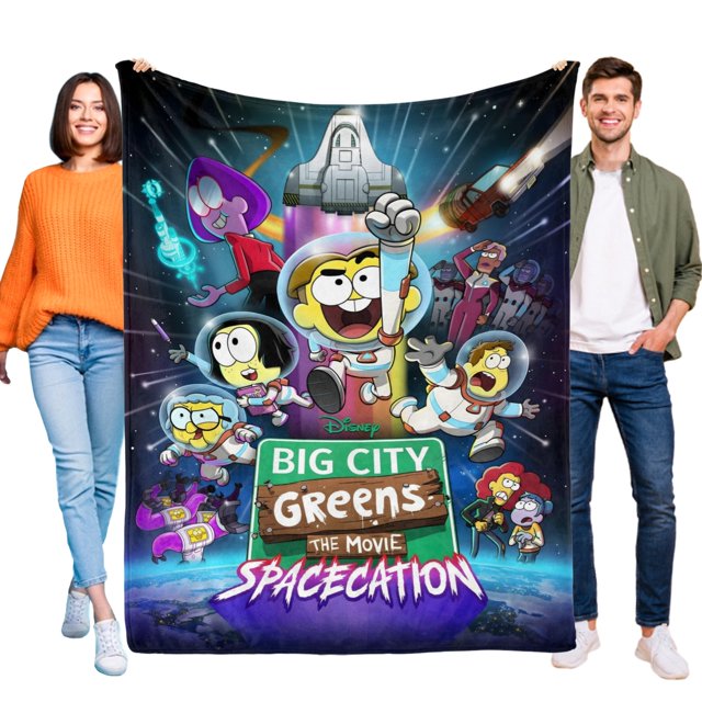 Los Verdes de la Gran Ciudad anti-pilling, suave, ligera, esponjosa y acogedora de lujo para hogar y cocina – Perfecta para niños y adultos,100X130cm