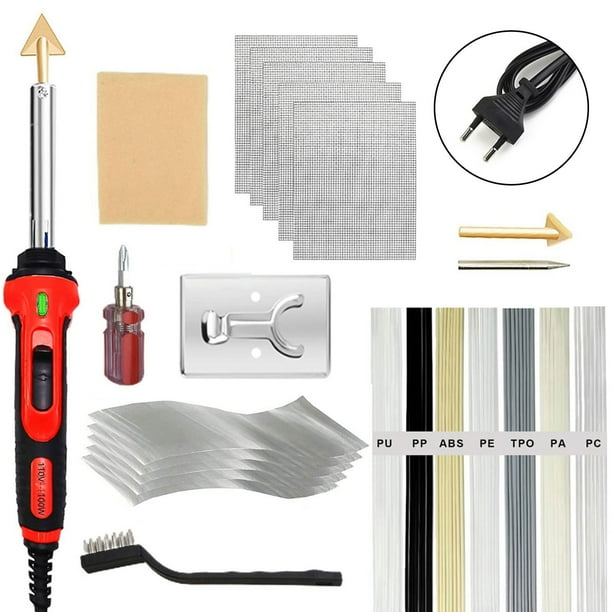 Leke 100W Plastic Welder 2in1 3Speed Temperature Control Soldering