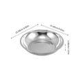 thumbnail image 2 of CTIRCHIU 2Set Silver Stainless Steel Scale Pan For Weight Scale Pan For Weighing Bowl For Industrial Users, 2 of 8