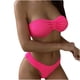 thumbnail image 1 of Cómodo Bikini sin espalda de color sólido para mujer Traje de baño de dos piezas Traje de baño Conjunto de ropa de playa OAVQHLG3B Store  lin121212, 1 of 4