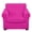 Solid Fuchsia Pink, variant on FUIALDOLG Cow Sofa Covers for Living Room, 2 Piece Armchair Couch Covers Elastane Chair Cushion Cover Non-Slip for Pet