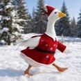 thumbnail image 5 of Christmas Porch Goose Outfits, 23 Inch Santa Set with Attachable Figure And Hat for Christmas Decorations Outdoor Front Porch Lawn And Yard Display, 5 of 7