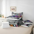 thumbnail image 4 of Erosebridal Watercolor Racing Car Bedding Full Size, Speed Race Car Duvet Set, Splatter Decorative, Microfiber 7pcs, 4 of 5
