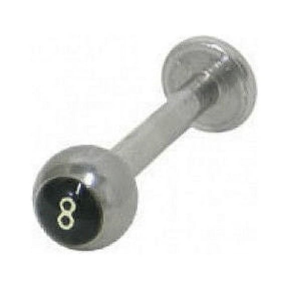 Labret Monroe Surgical Steel Lip Jewelry with 8 Ball Logo