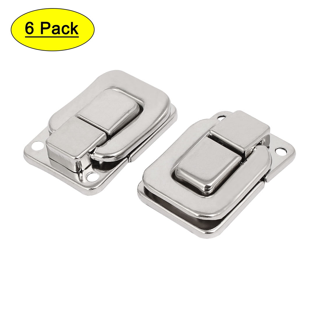 Uxcell Toolbox Jewelry Box Toggle Latch Catch Hasp Lock Silver Tone