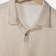 thumbnail image 5 of Camisa informal de manga corta con solapa y botones para hombre, de algodón y color liso - Tendencia de moda, mezcla de poliéster, fácil de combinar con vaqueros - S-XXL, 5 of 8